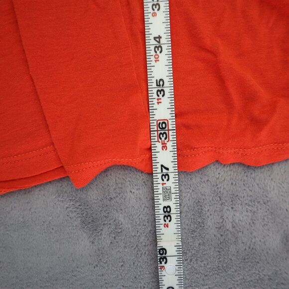 Dorothy Skirt Womens L Red Plain Mid Rise Flat Front Banded Waist Maxi Bottoms - Picture 4 of 14